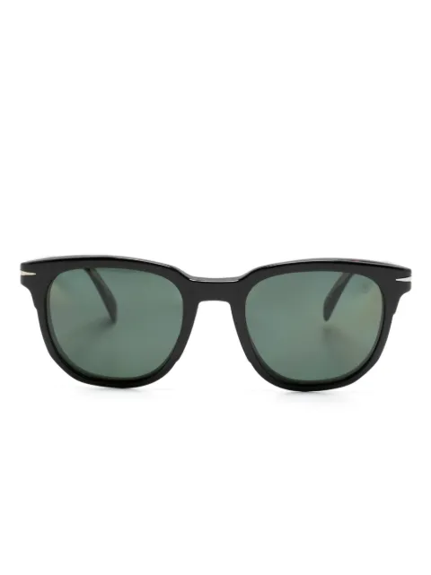 Eyewear by David Beckham نظارة شمس بإطار مربع وتأثير صدف السلحفاة