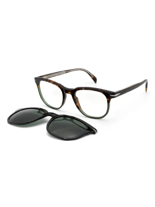 セール 国内 David By Eyewear Beckham スクエアサングラス トータスシェル 小物