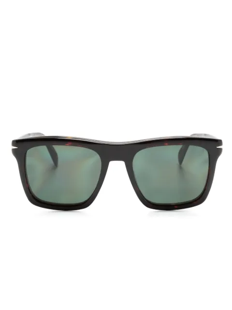 Eyewear by David Beckham نظارة شمس بإطار مربع وتأثير صدف السلحفاة