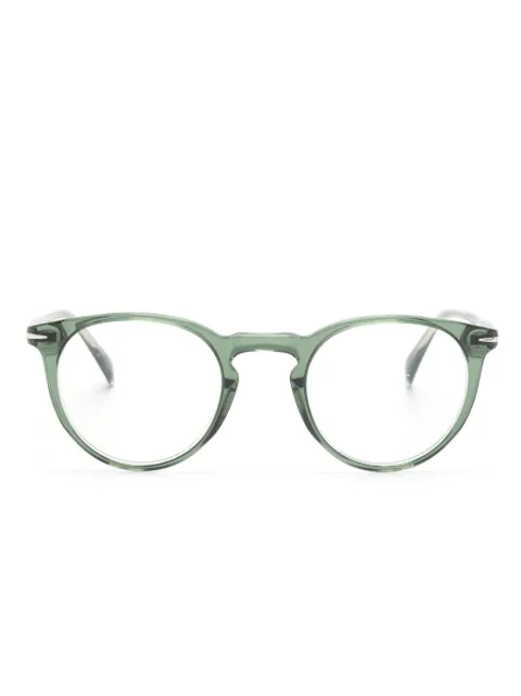 Eyewear by David Beckham transparent round-frame glasses