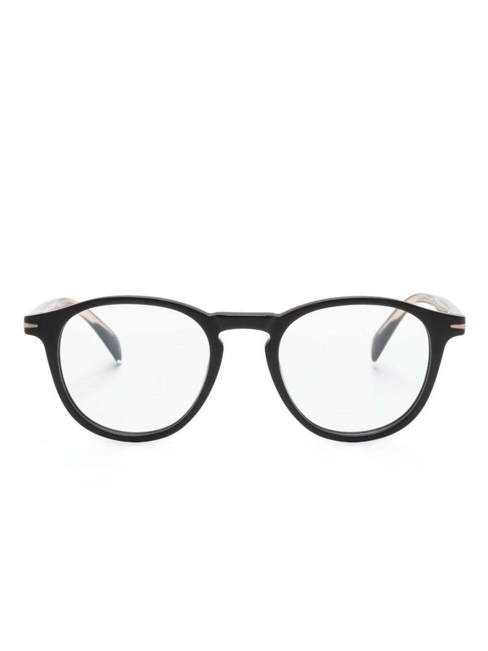 Eyewear By David Beckham Round-frame Glasses In Black