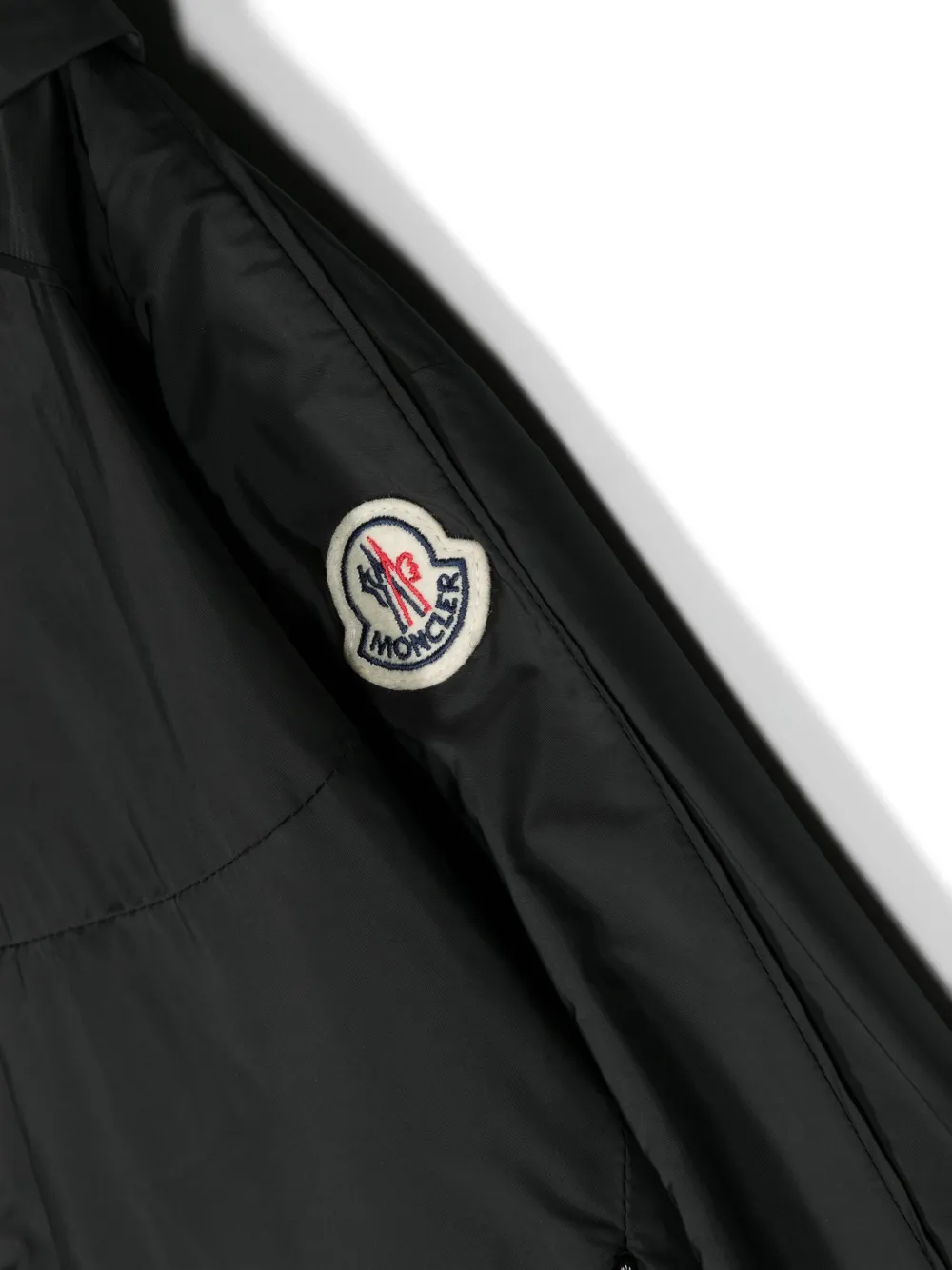 Moncler Enfant Jack met capuchon Zwart