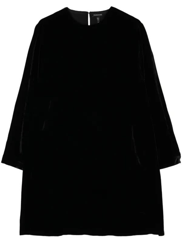 eileen fisher long velvet shirt