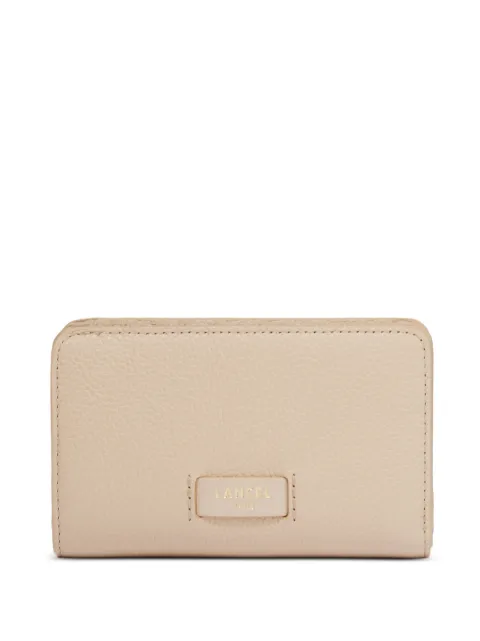 Lancel Ninon leather compact wallet
