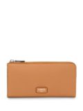 Lancel Ninon leather slim wallet - Brown