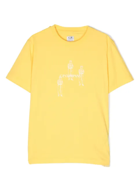 C.P. Company Kids logo-print cotton T-shirt