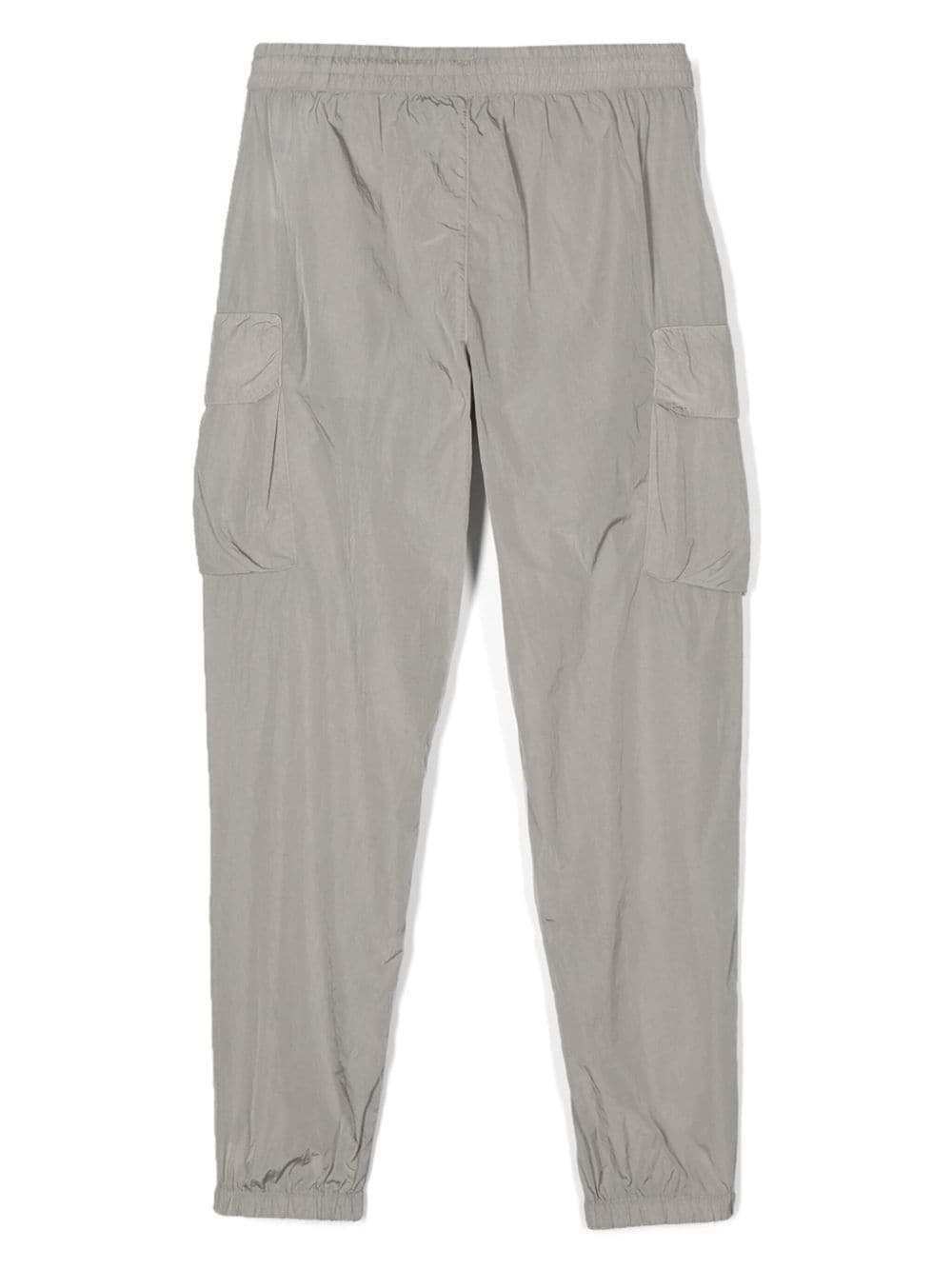 Shop C.p. Company Tapered Track Pants In Grey