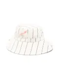 Mini Rodini Feather cotton bucket hat - Neutrals