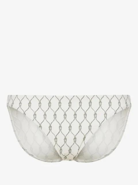 Tory Burch celtic knot-print bikini bottoms