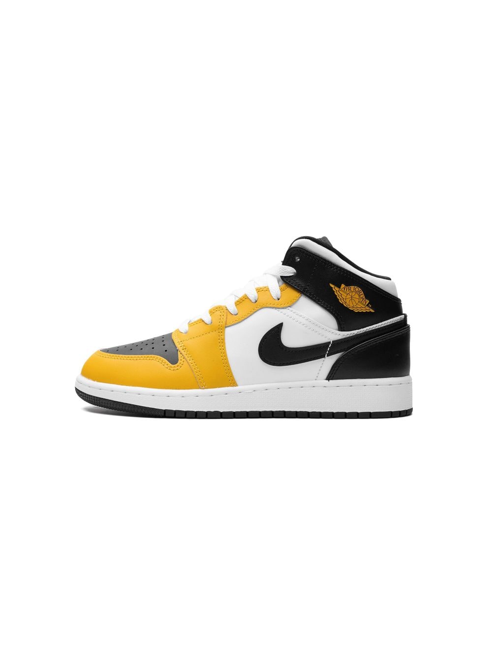 Shop Jordan Air  1 Mid "yellow Ochre" Sneakers