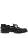 Senso Layla leather loafers - Black