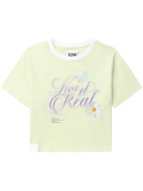 izzue quote-print T-shirt