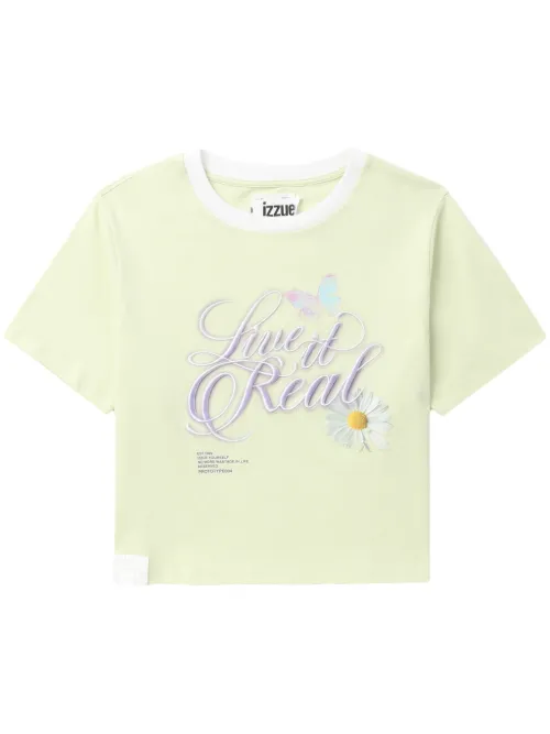 T-shirt à slogan imprimé - izzue - Modalova