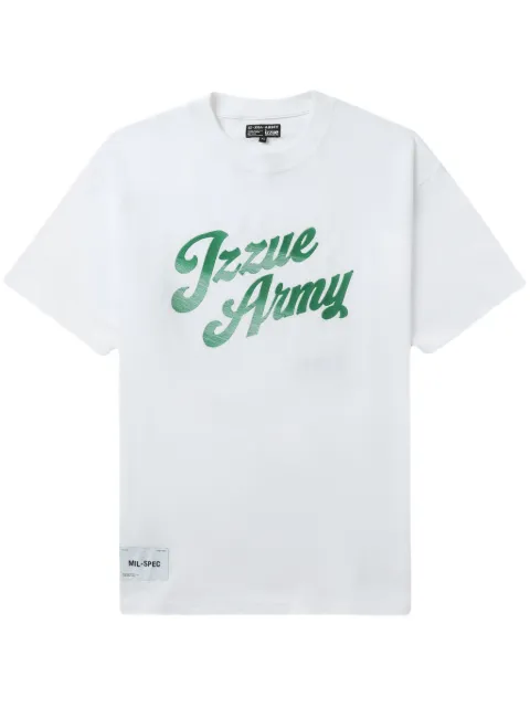 izzue logo-print cotton T-shirt