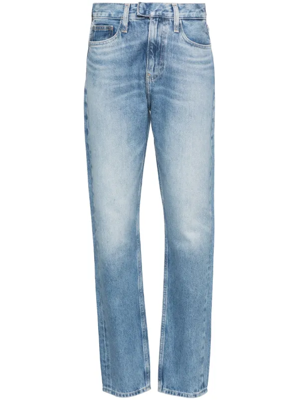Calvin Klein Jeans slim-cut Cotton Jeans Blue FARFETCH PH