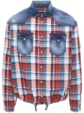 DSQUARED2 panelled cotton shirt - Blue