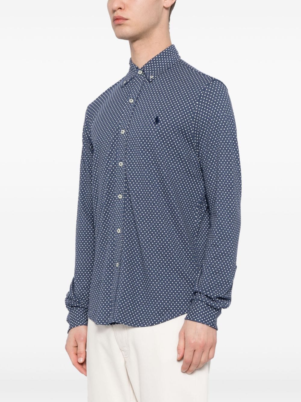 Polo Ralph Lauren Overhemd met stippen Blauw