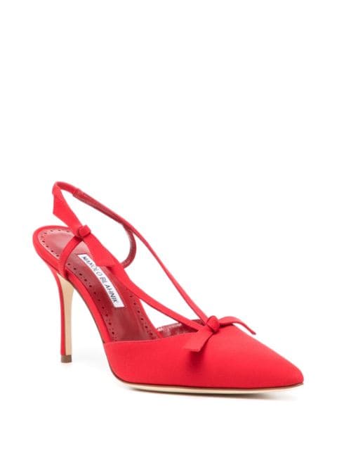 Corintia 90mm slingback pumps