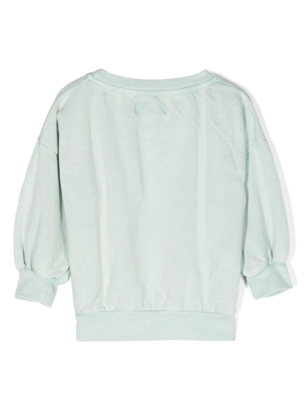 Bobo Choses Katoenen sweater met logoprint Blauw