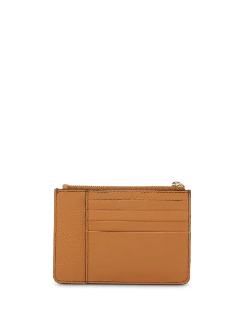 Lancel logo-stamp leather cardholder A1092520TU - 1