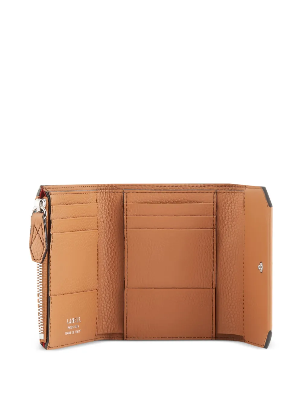 Lancel Minon portemonnee met omslag Bruin