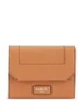 Lancel Minon flap compact wallet - Brown