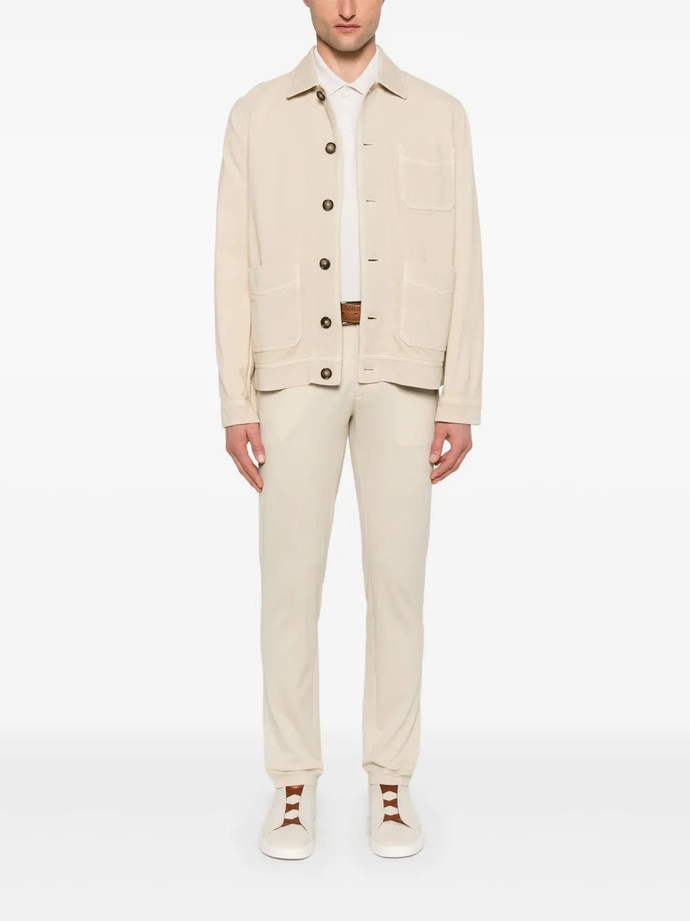 Circolo 1901 canvas overshirt | Shirt Jackets | Image 2