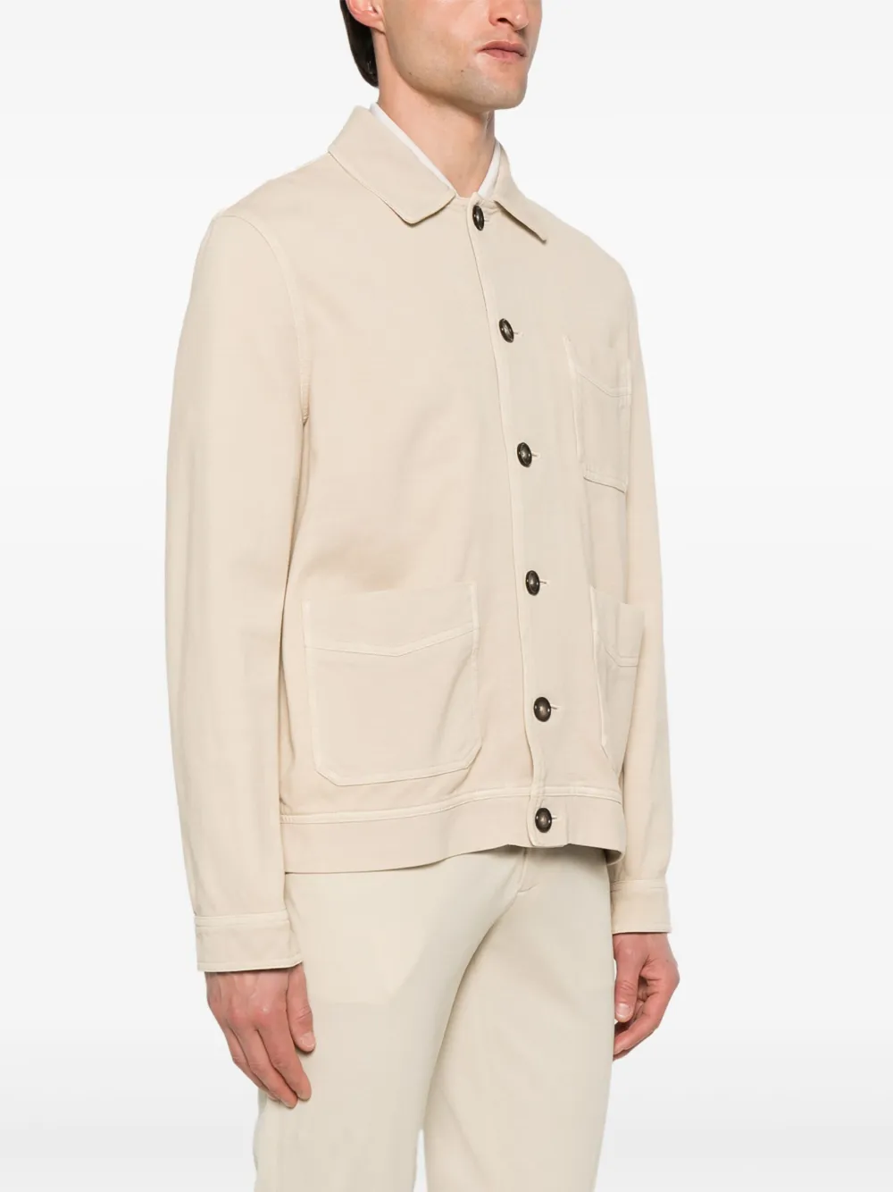 Circolo 1901 Canvas shirtjack Beige