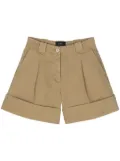 Fay turn-up hem shorts - Neutrals