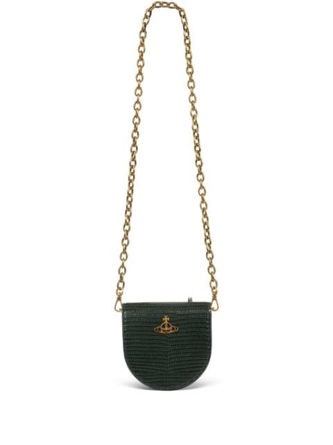 Vivienne Westwood Lizard saddle crossbody bag