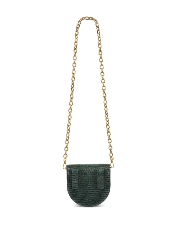Vivienne Westwood Lizard Saddle Crossbody Bag | Green | FARFETCH
