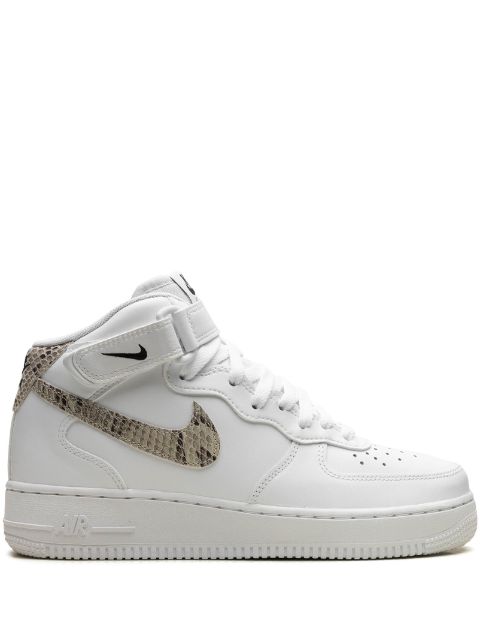 Nike Air Force 1 '07 Mid "White Snake Swoosh" sneakers WOMEN