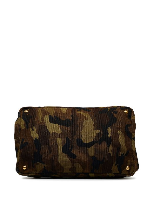 Prada hotsell camo wallet