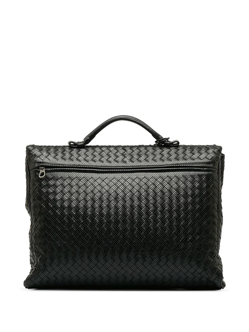 Bottega Veneta Pre-Owned 2007 Intrecciato envelope briefcase - Zwart