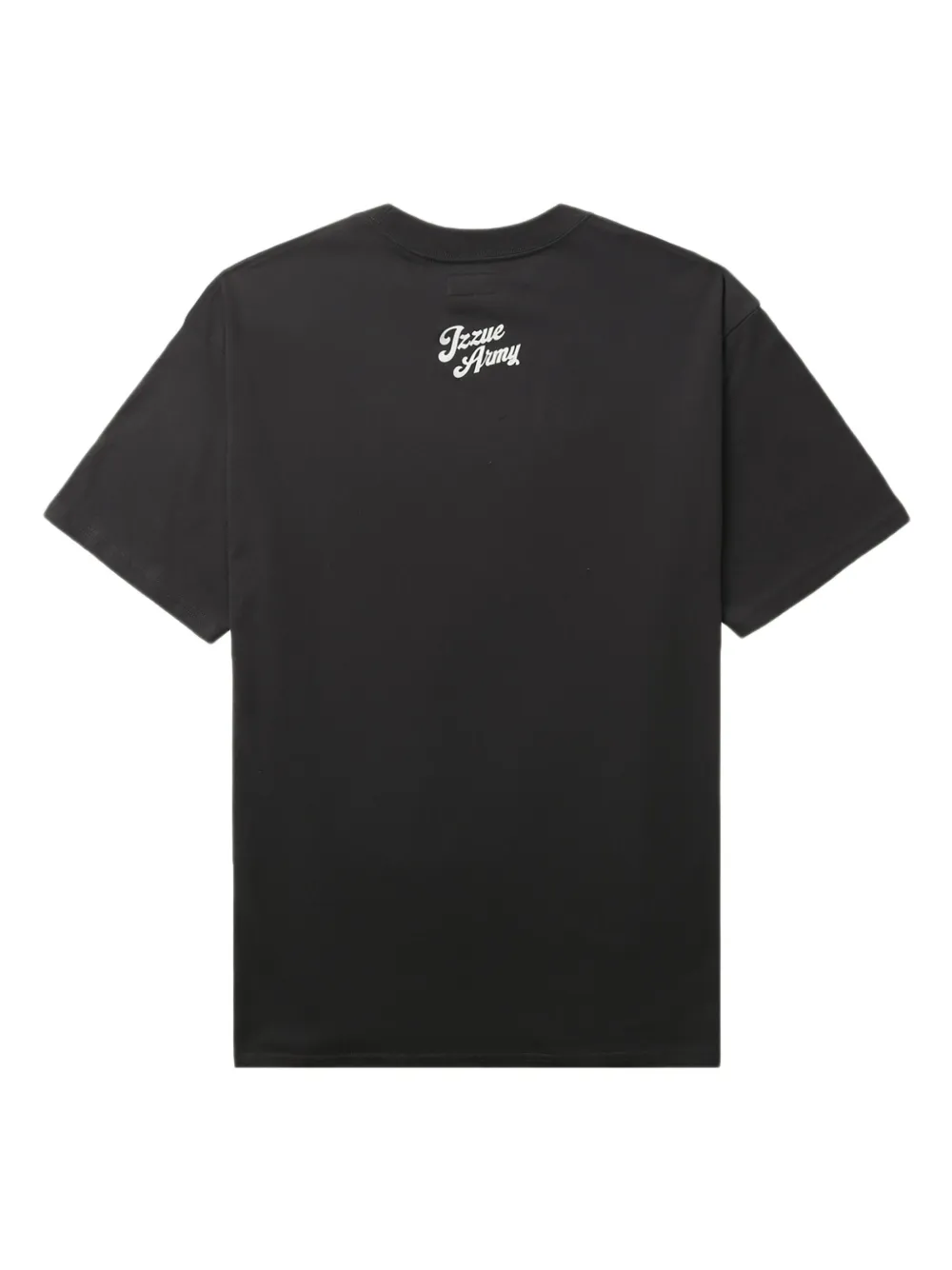 【関税込み】izzue ブラック ロゴプリント Tシャツ インクジェットプリントTシャツ「O」ブラック Lsize | OVER STORE
