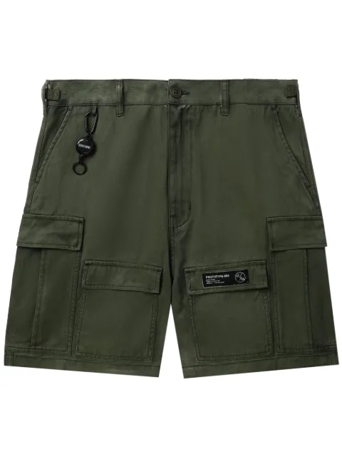 izzue mid-rise cotton cargo shorts
