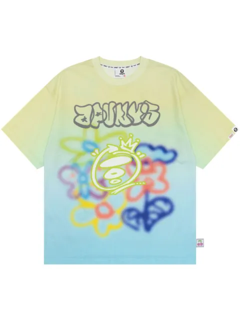 AAPE BY *A BATHING APE® graffiti-print cotton T-shirt