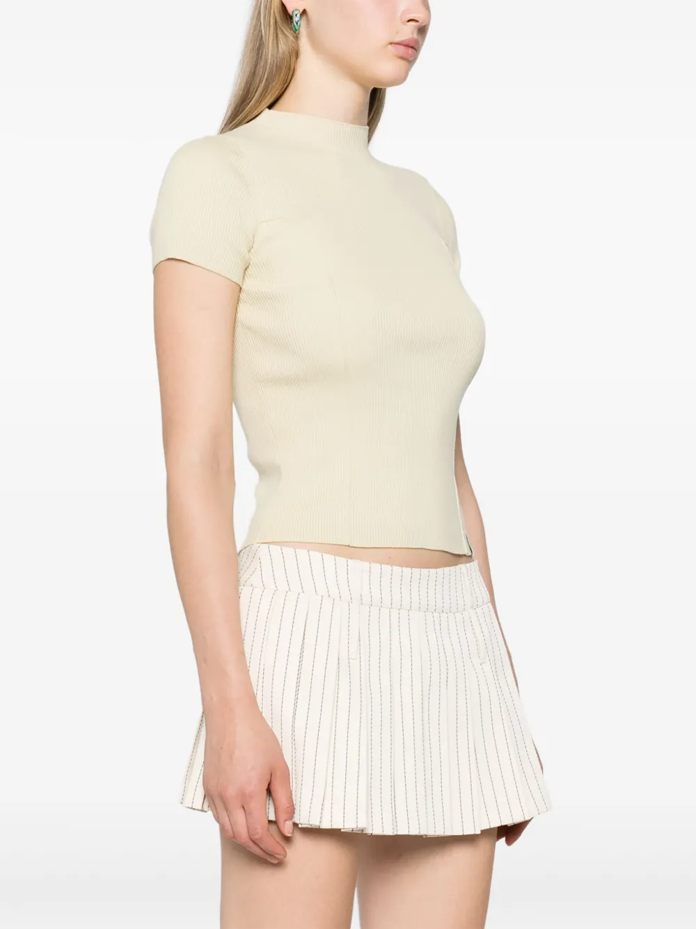 Calvin klein mock neck t shirt cheap