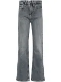 Calvin Klein Jeans high-rise straight jeans - Grey