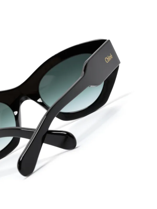 Chloé Eyewear Gayia cat-eye Sunglasses Black FARFETCH MY