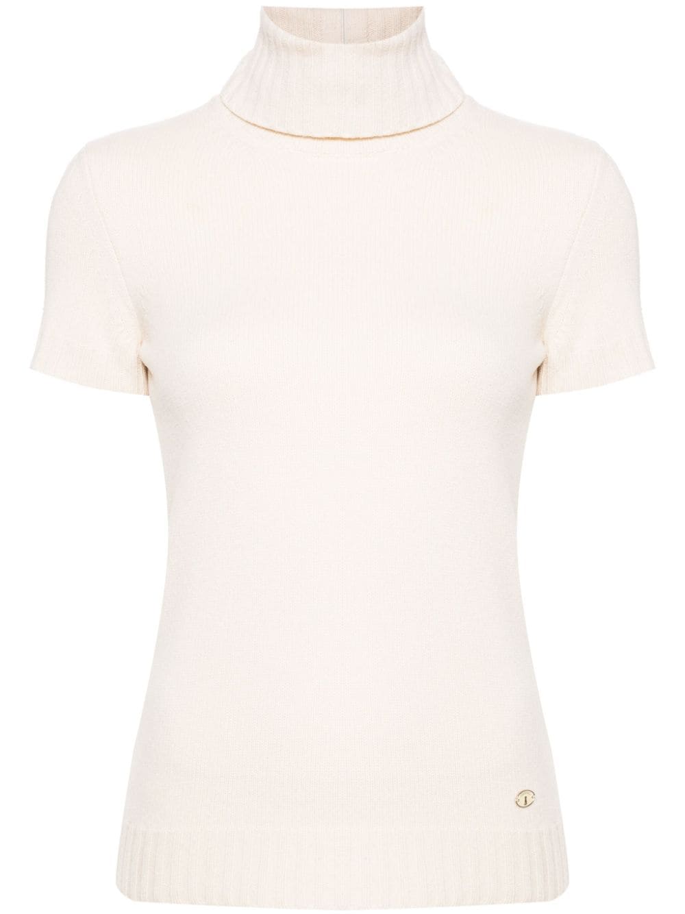 Image 1 of CHANEL Pre-Owned 2007 roll-neck knitted top