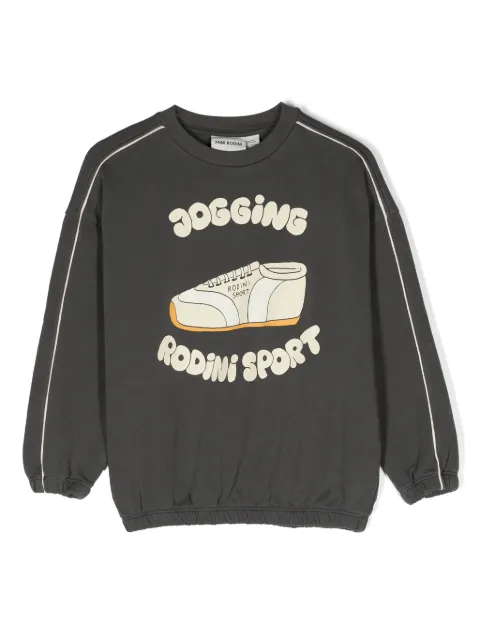 Mini Rodini graphic-print organic cotton sweatshirt