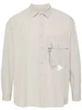 and Wander logo-print shirt - Neutrals