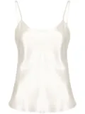 Max Mara scoop-neck silk top - Neutrals