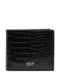 TOM FORD crocodile-embossed wallet - Black