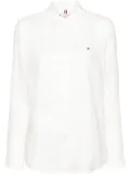 Tommy Hilfiger classic-collar linen shirt - White