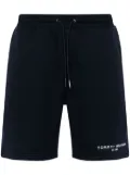 Tommy Hilfiger logo-embroidered track shorts - Blue