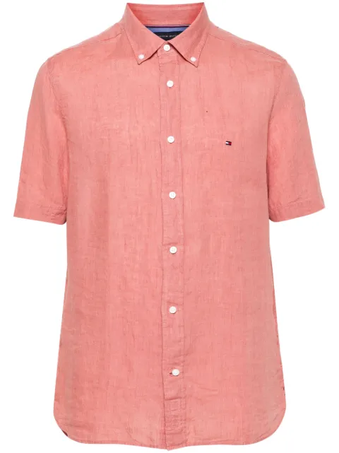 Tommy Hilfiger linen short-sleeve shirt