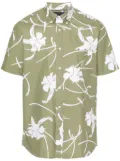 Tommy Hilfiger tropical-print cotton shirt - Green