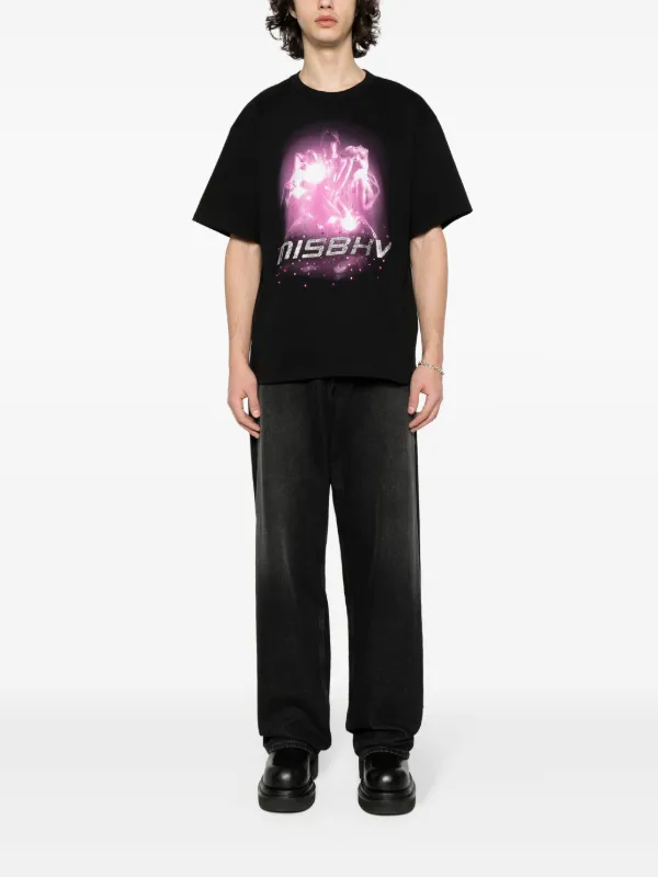 MISBHV graphic-print Cotton T-shirt | Black | FARFETCH